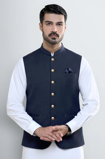 Dark Blue Waistcoat