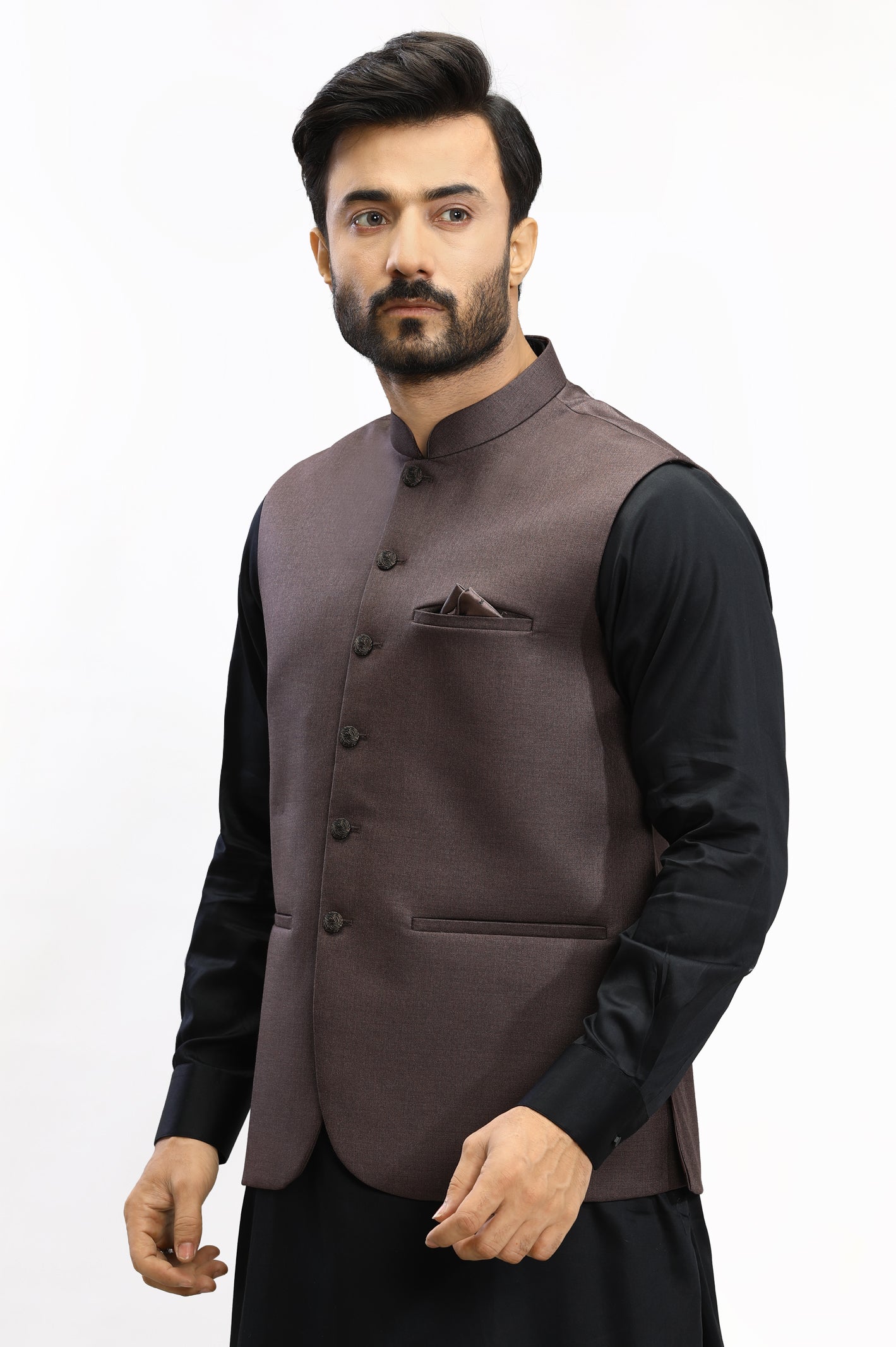 Dark Brown Waistcoat From Diners