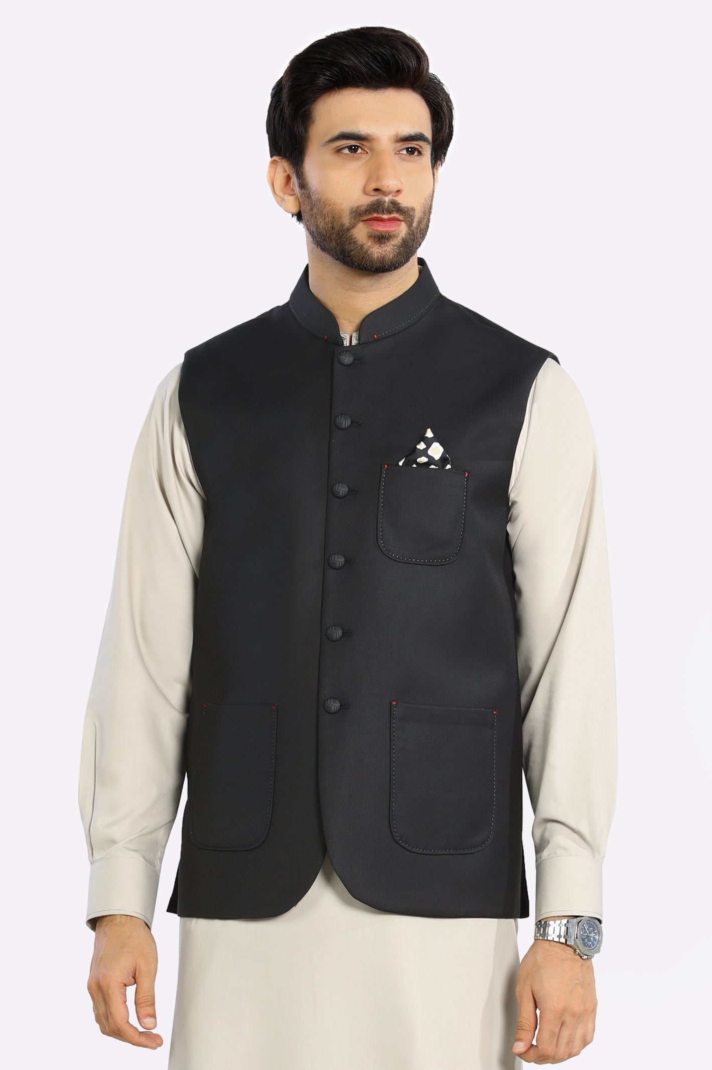 Black Waistcoat From Diners