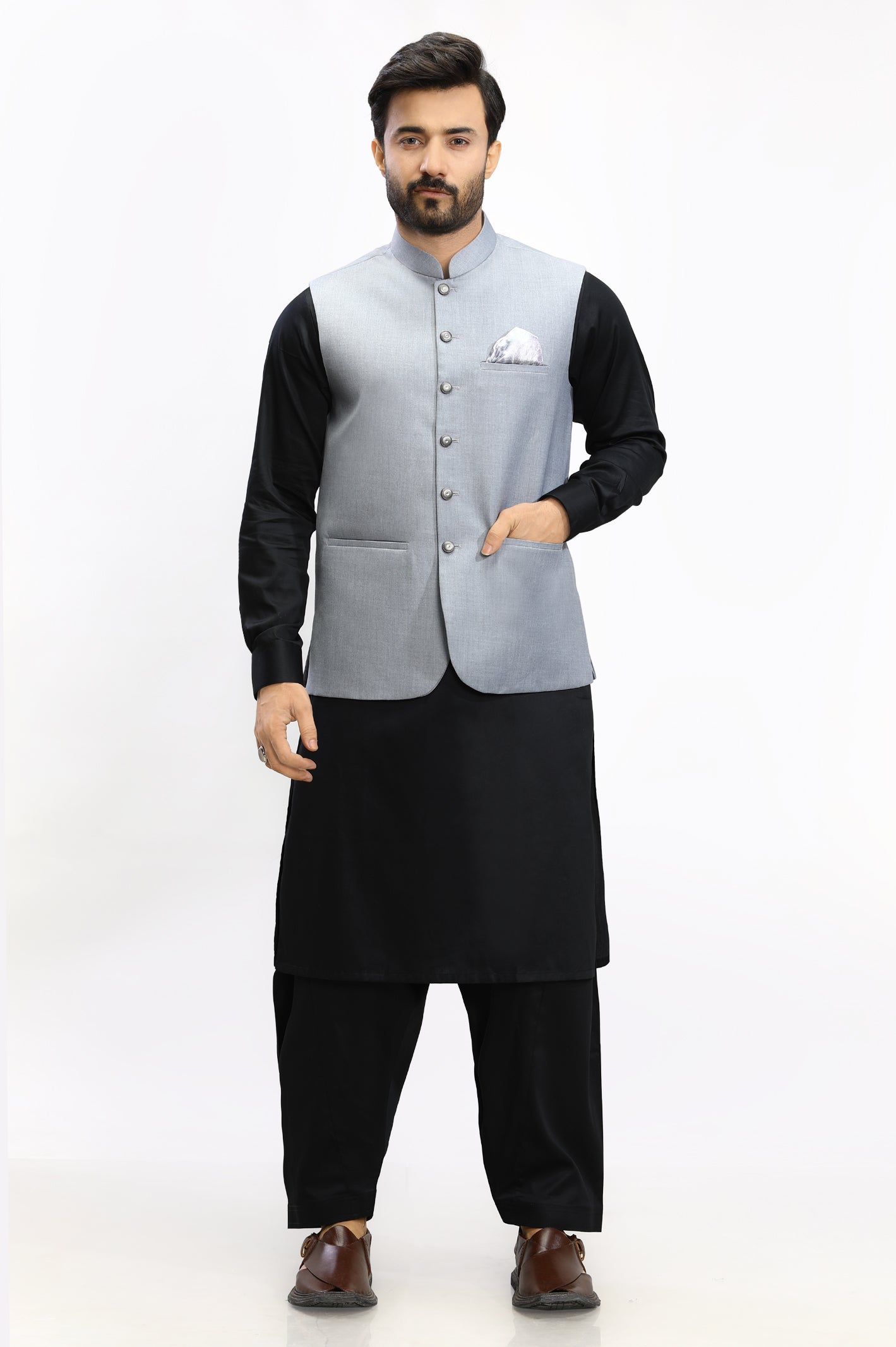 Light Grey Waistcoat From Diners