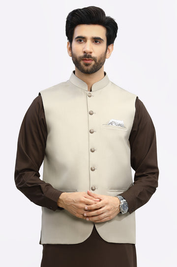 Beige Waistcoat From Diners