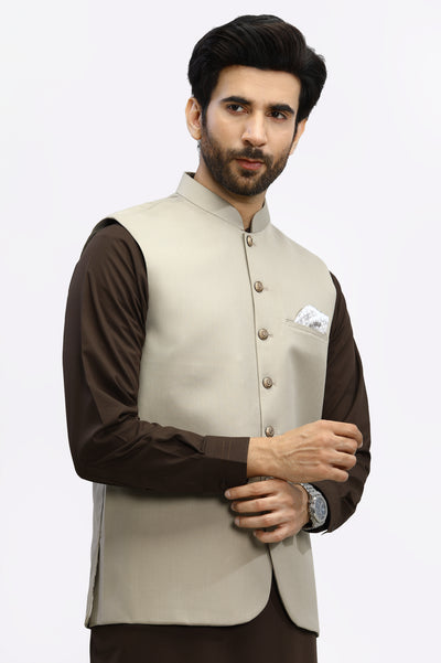 Beige Waistcoat From Diners