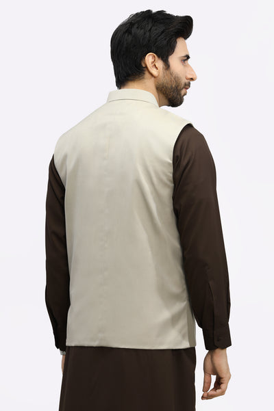 Beige Waistcoat From Diners