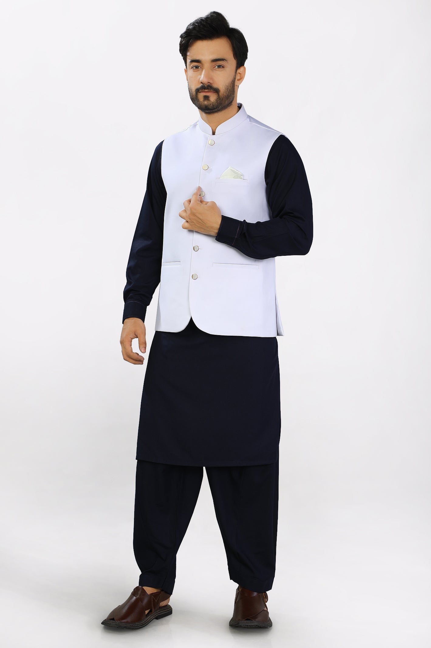 White Waistcoat From Diners