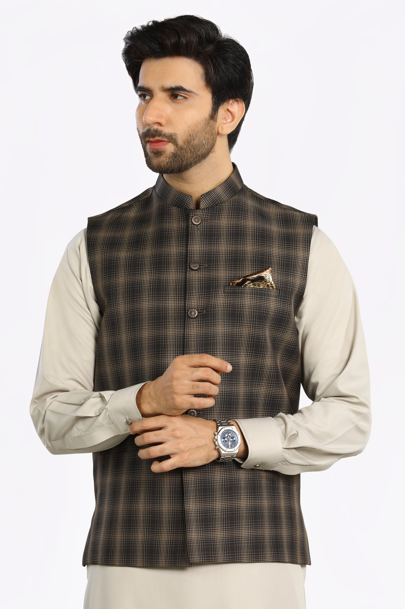 Brown Waistcoat From Diners