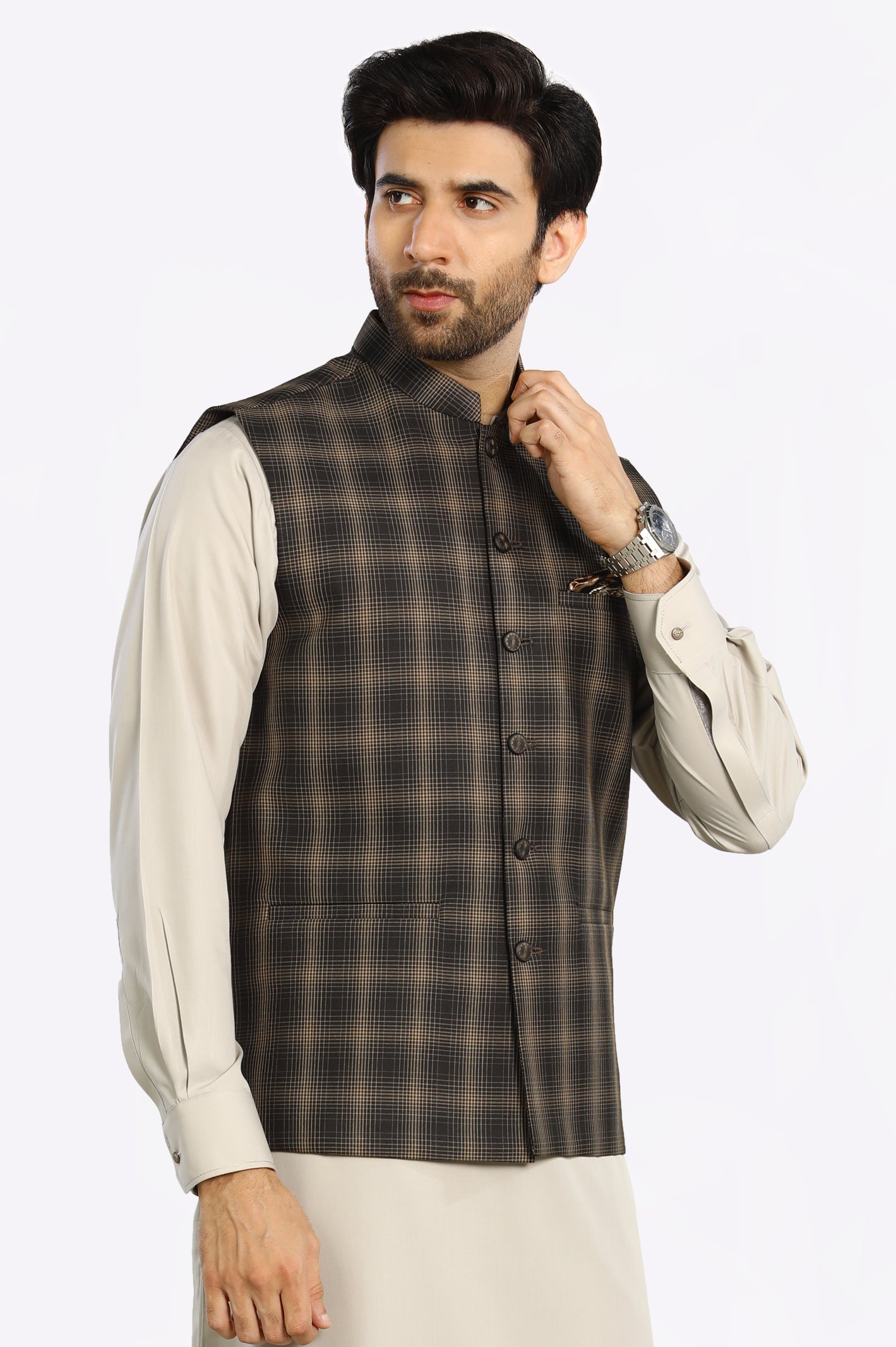 Brown Waistcoat From Diners