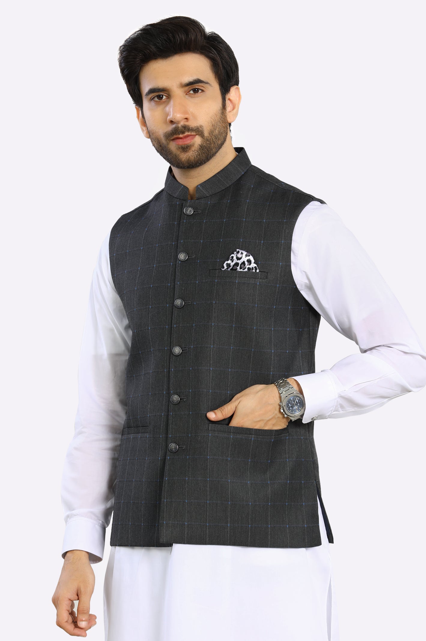 Grey Waistcoat From Diners