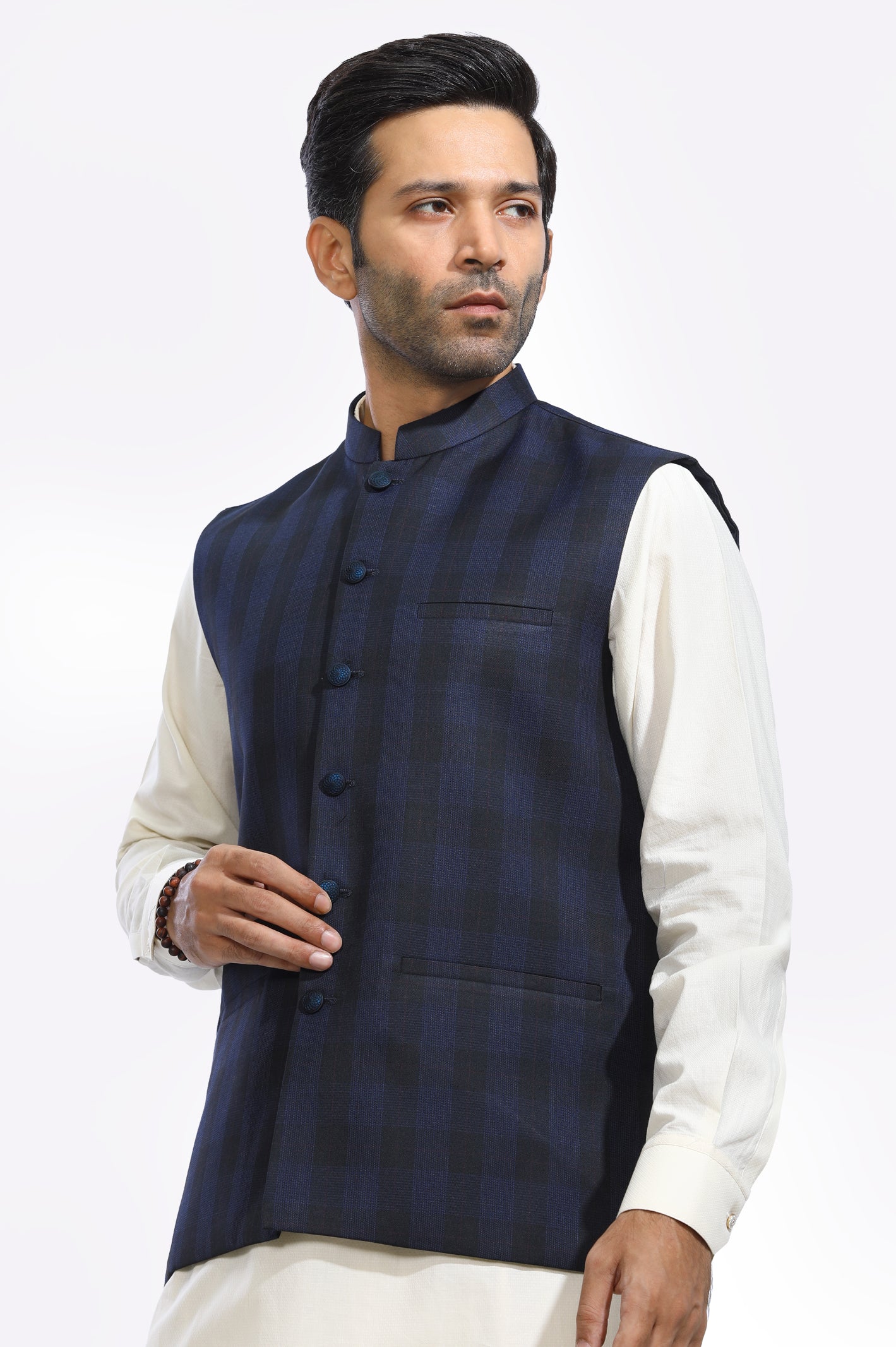 Dark Blue Waistcoat From Diners