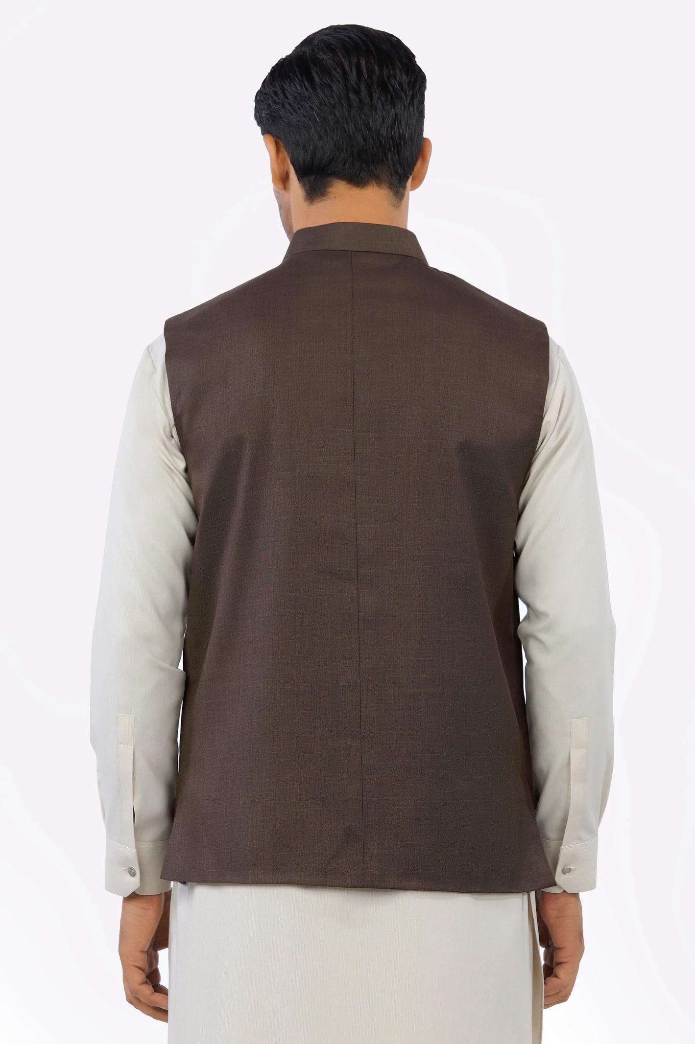 Dark Brown Waistcoat From Diners