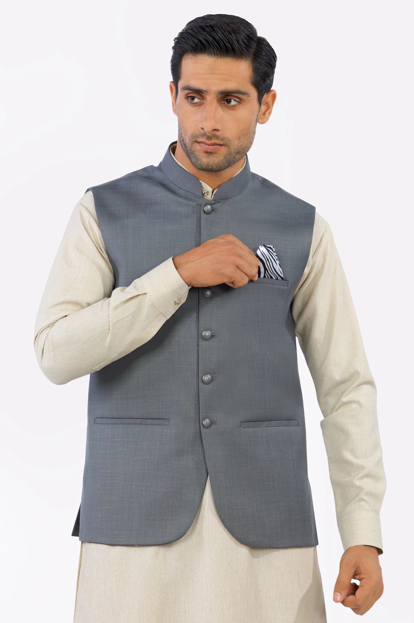 Grey Waistcoat From Diners