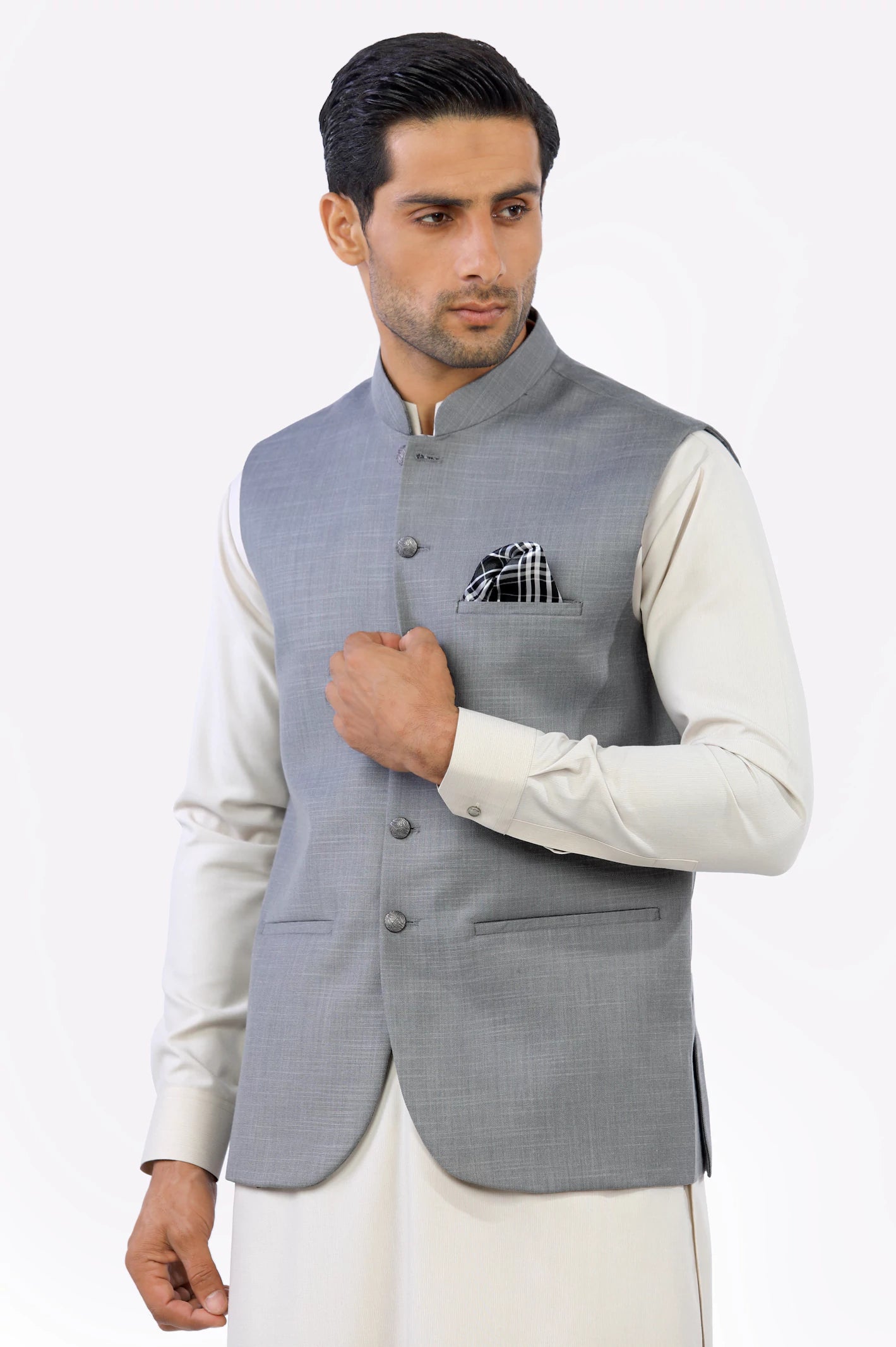 Light Grey Waistcoat From Diners