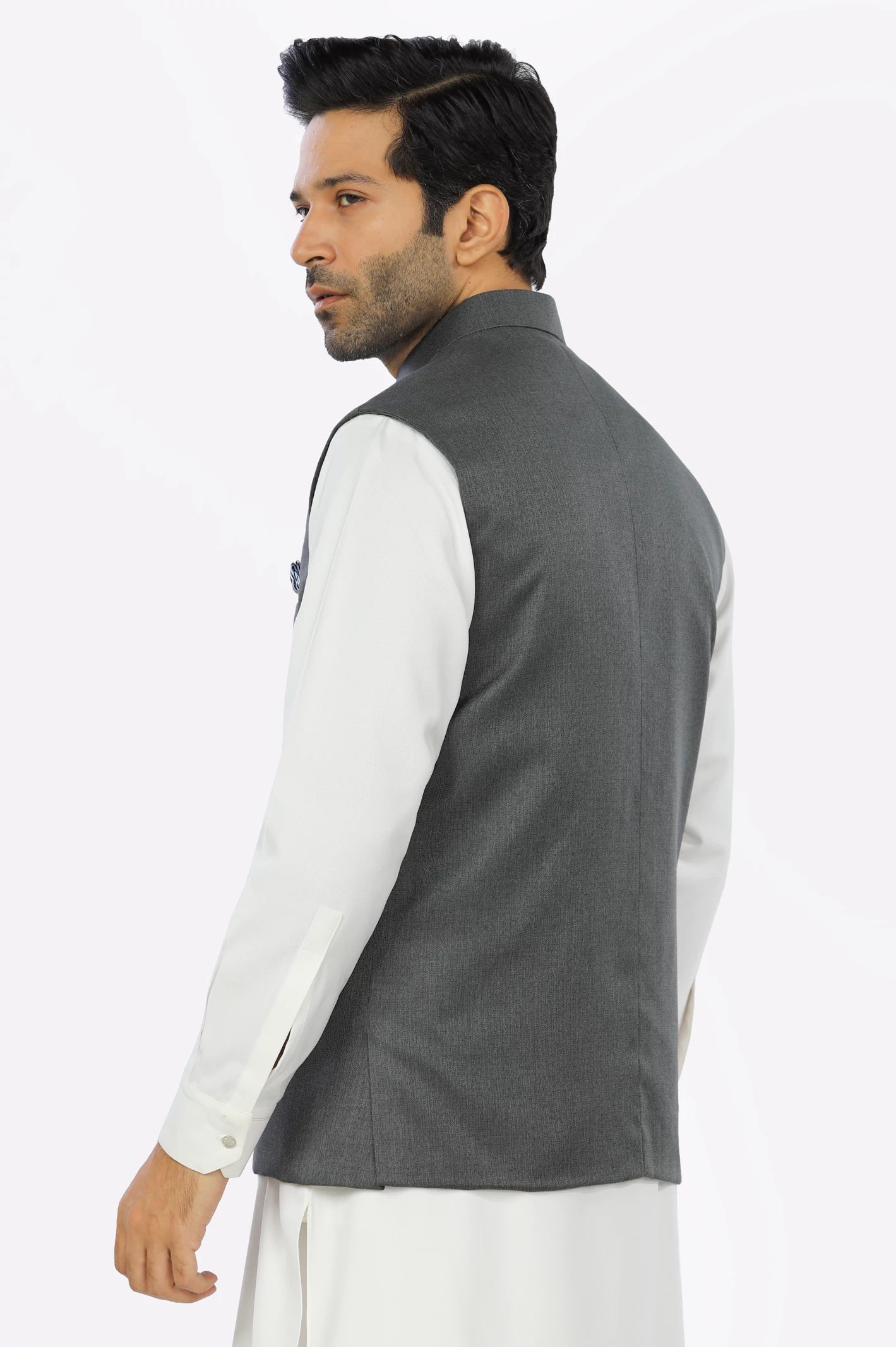 Dark Grey Waistcoat From Diners