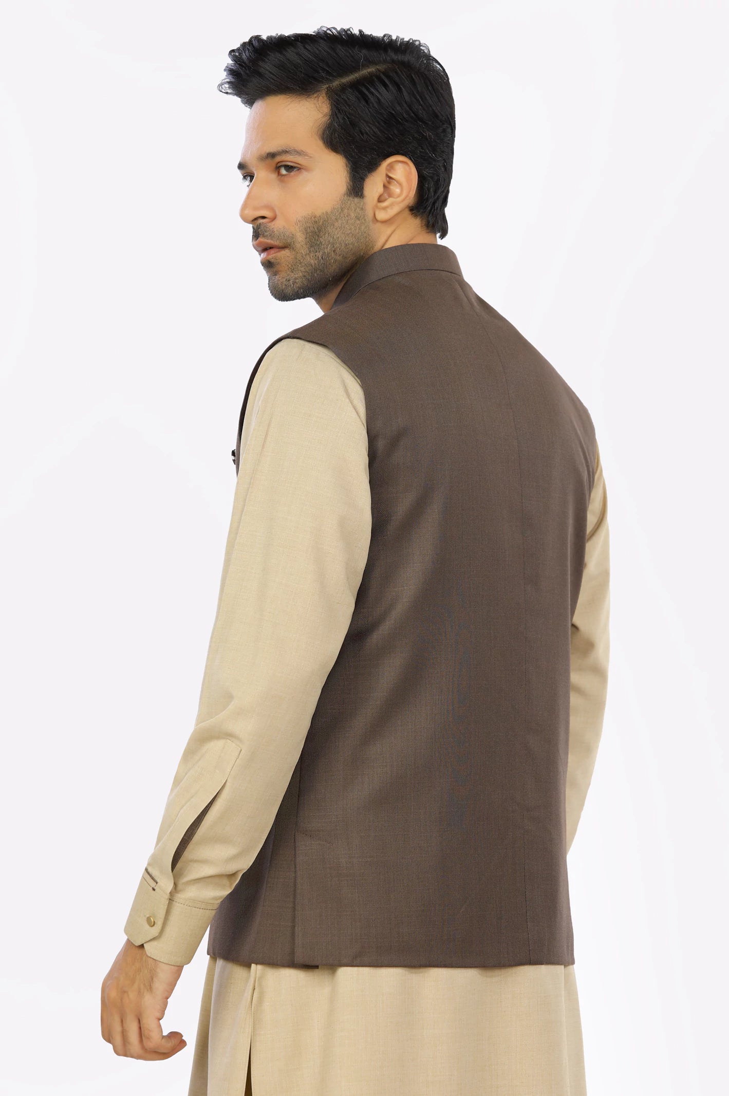 Dark Brown Waistcoat From Diners