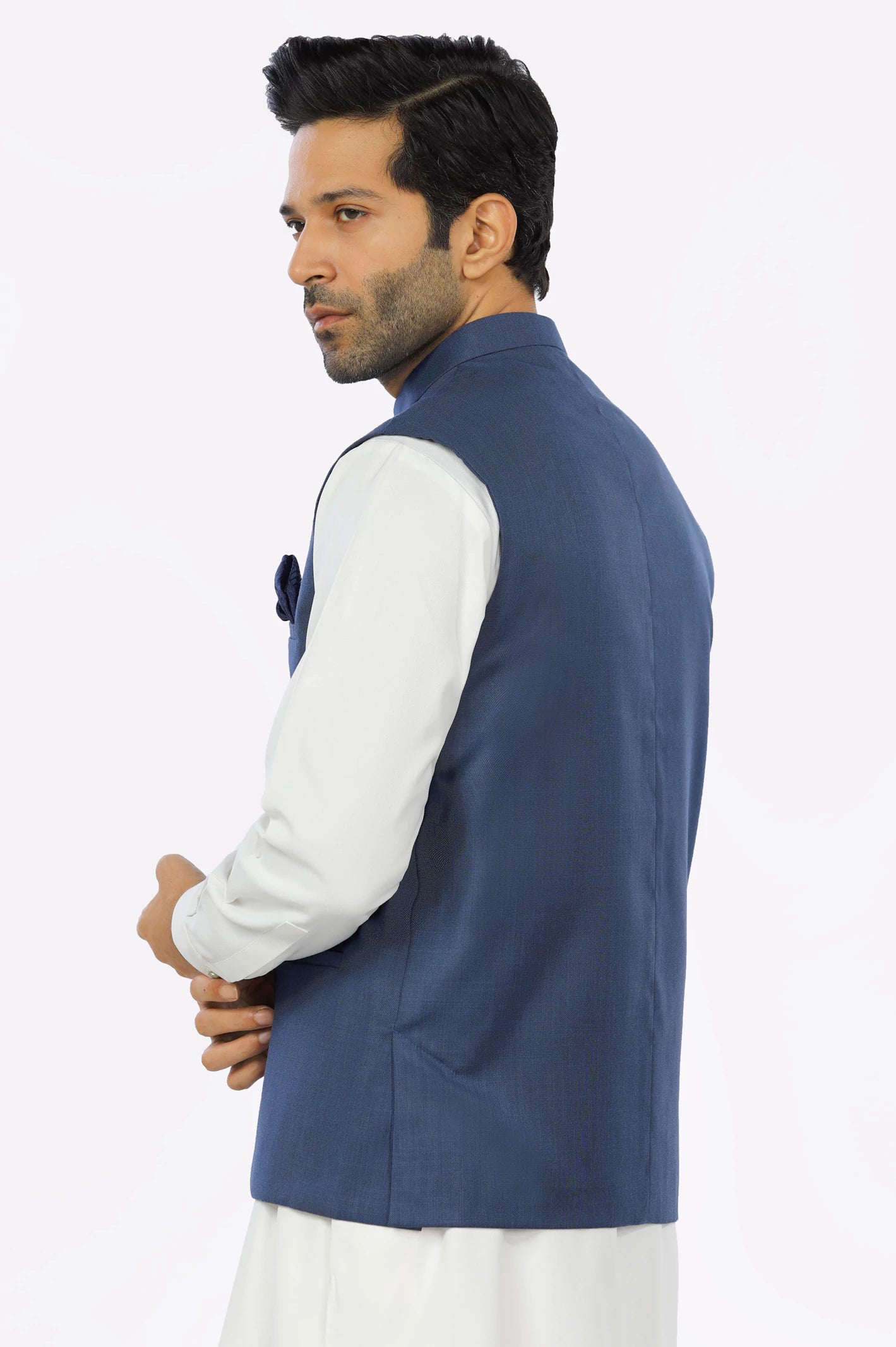 Light Blue Waistcoat From Diners