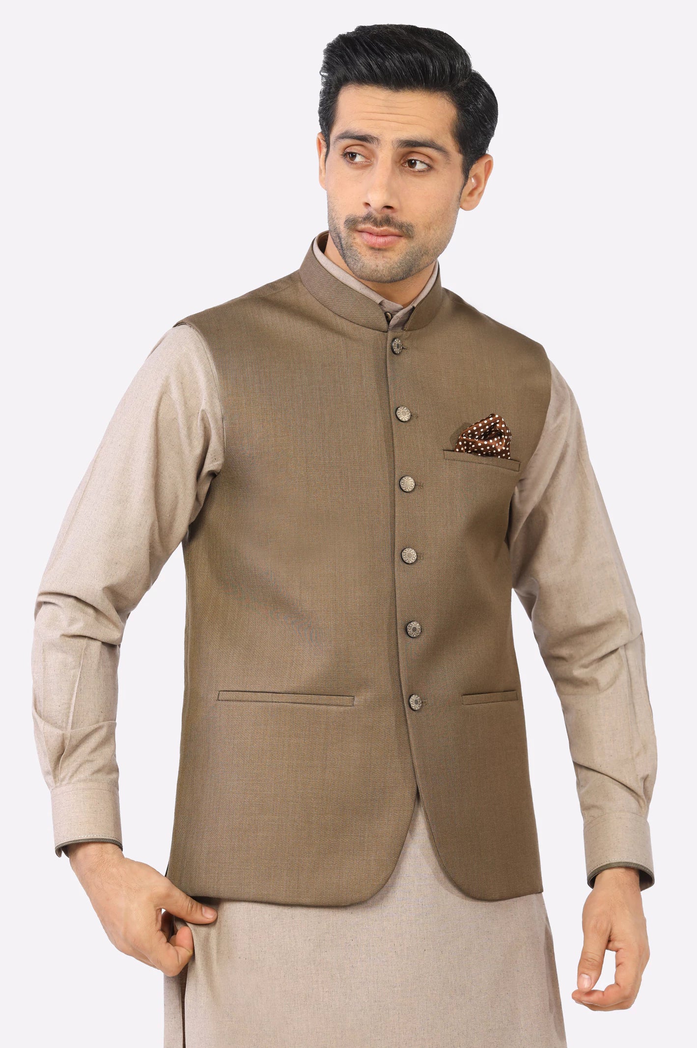 Brown Waistcoat From Diners