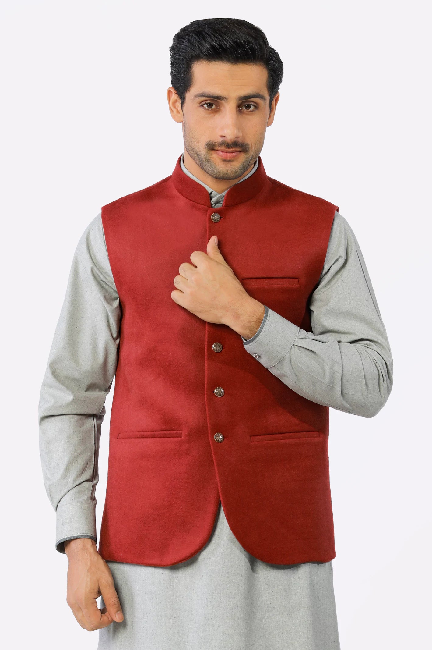 Rust Waistcoat From Diners
