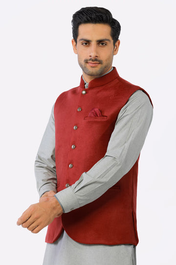 Rust Waistcoat From Diners