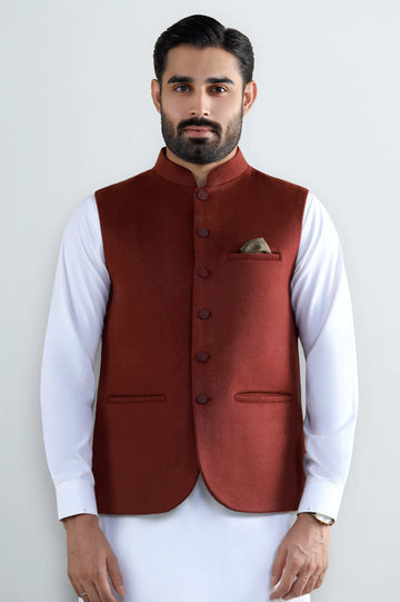 Maroon Waistcoat