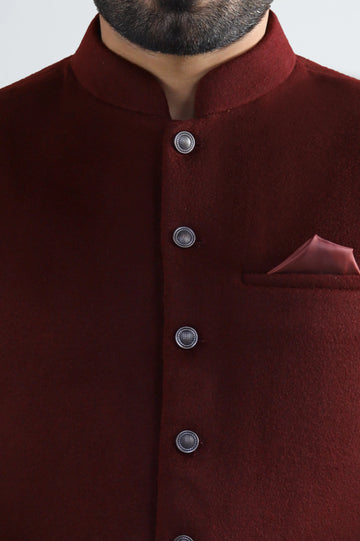 Maroon Waistcoat