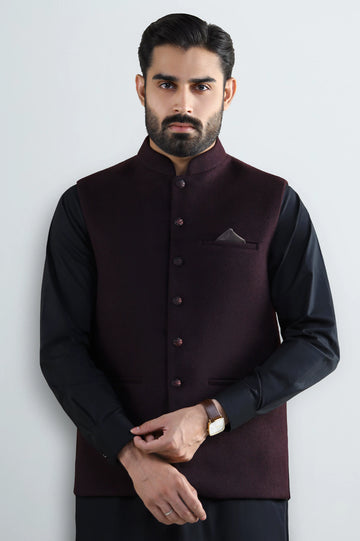Maroon Waistcoat
