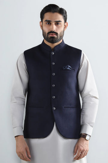 Dark Blue Waistcoat