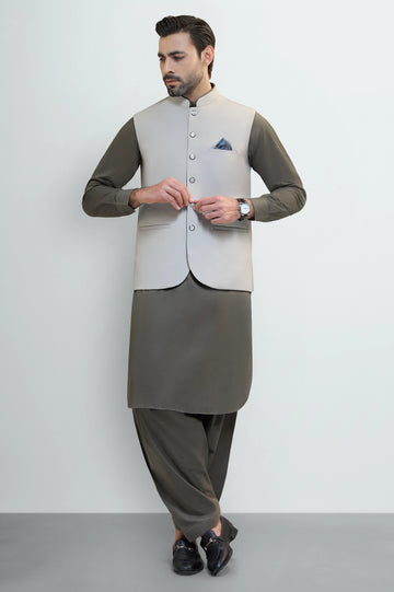Beige Waistcoat