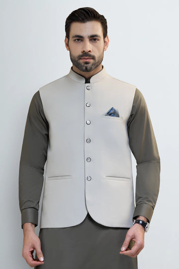 Beige Waistcoat