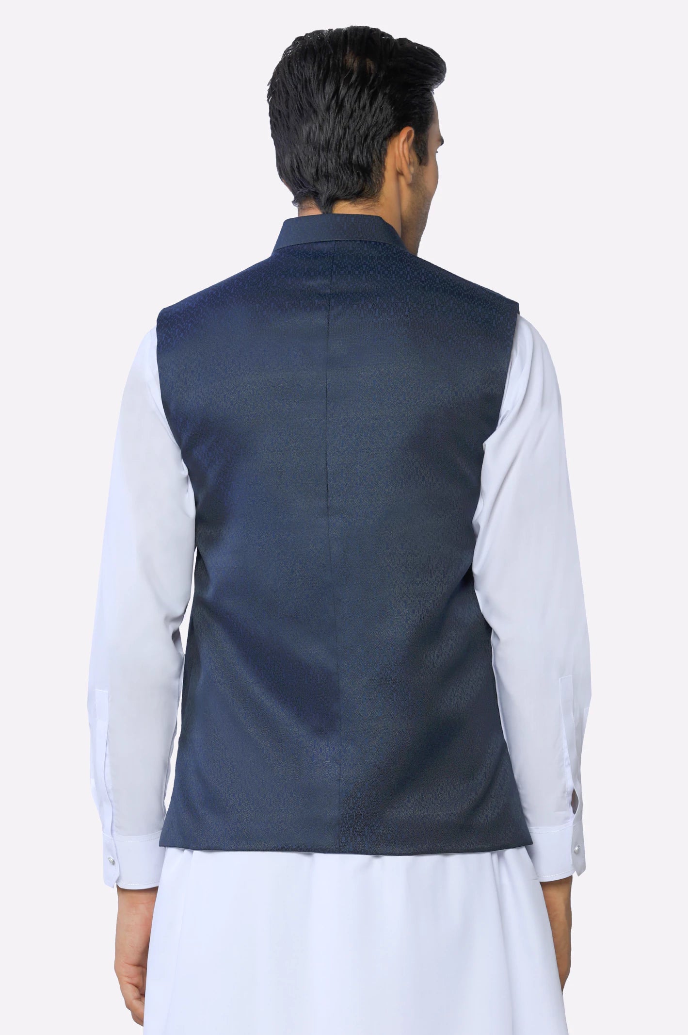 Men Blue Formal Waistcoat