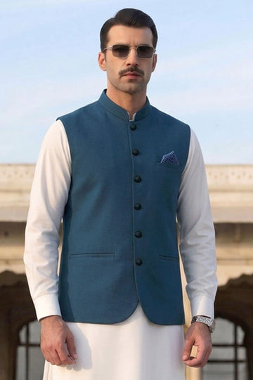 Dark Blue Waistcoat