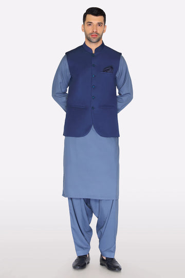 Blue Waistcoat