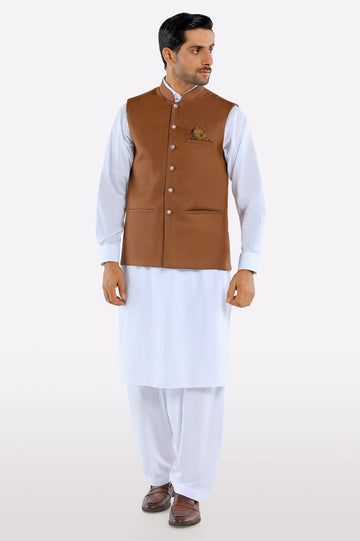 Coffee Brown Waistcoat