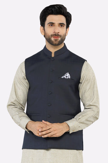Dark Blue Waistcoat