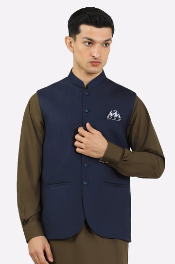 Dark Blue Waistcoat