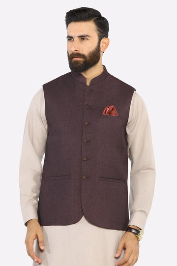Maroon Waistcoat