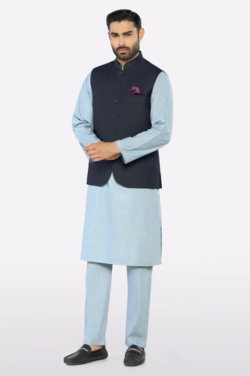 Navy Blue Waistcoat