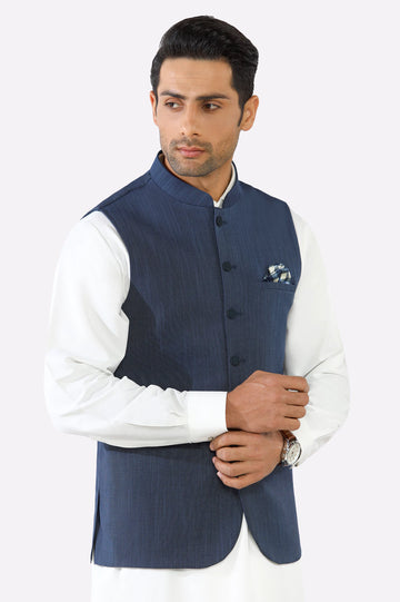 Navy Blue Waistcoat