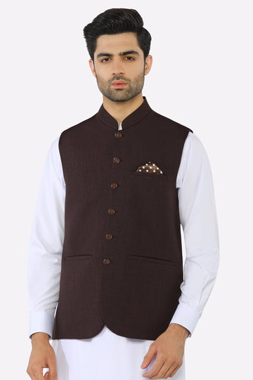 Maroon Waistcoat