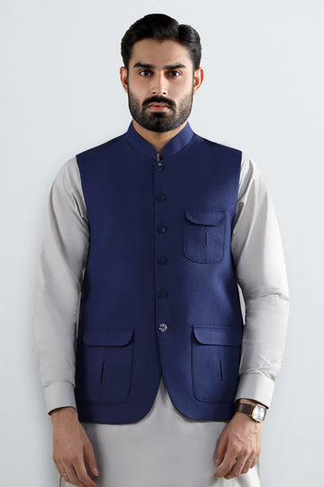 Dark Blue Waistcoat