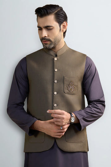 Olive Waistcoat
