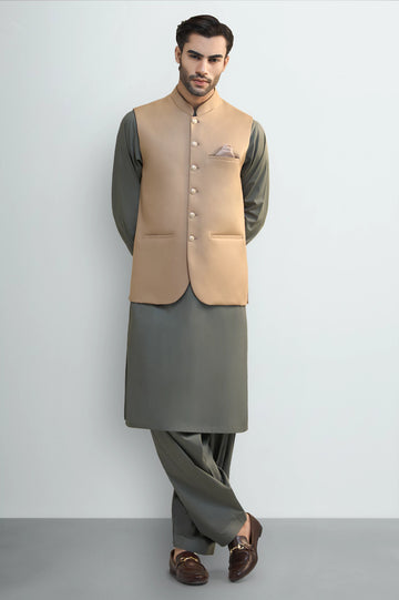 Beige Waistcoat