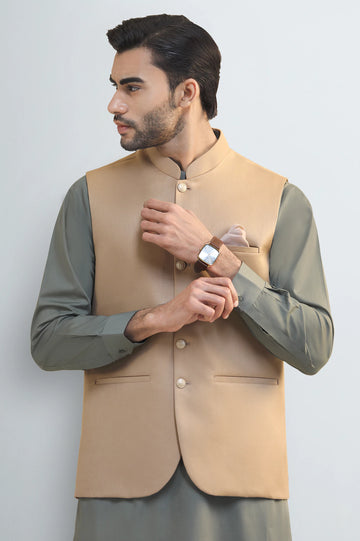 Beige Waistcoat