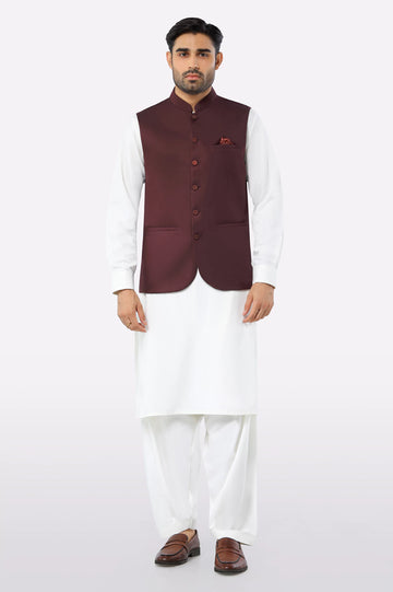 Maroon Waistcoat