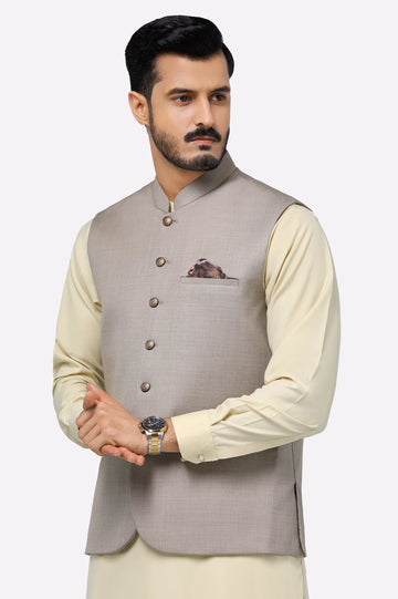 Beige Waistcoat