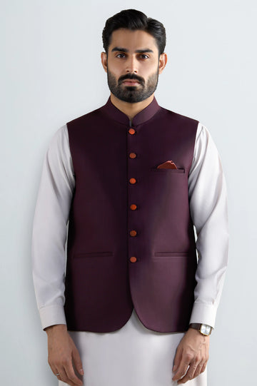 Maroon Waistcoat