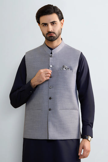 Ash Grey Waistcoat