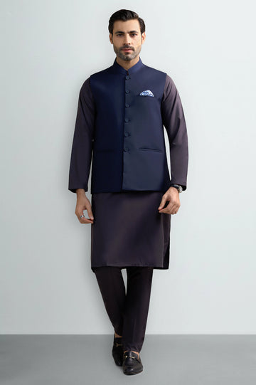 Navy Blue Waistcoat