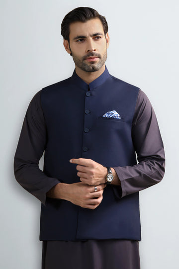 Navy Blue Waistcoat
