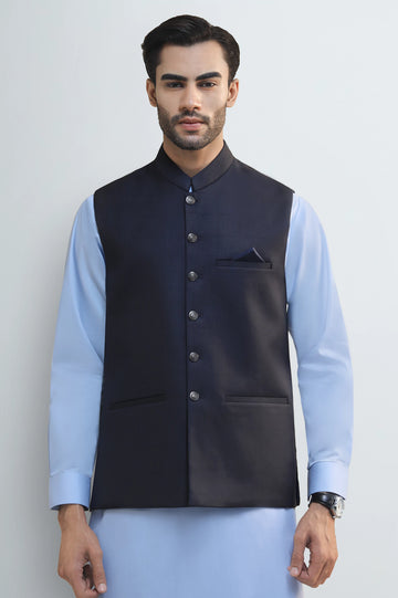 Navy Blue Waistcoat