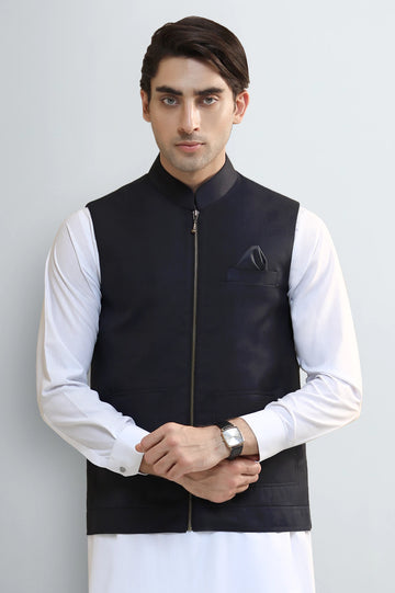 Navy Blue Waistcoat