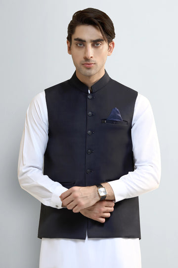 Navy Blue Waistcoat